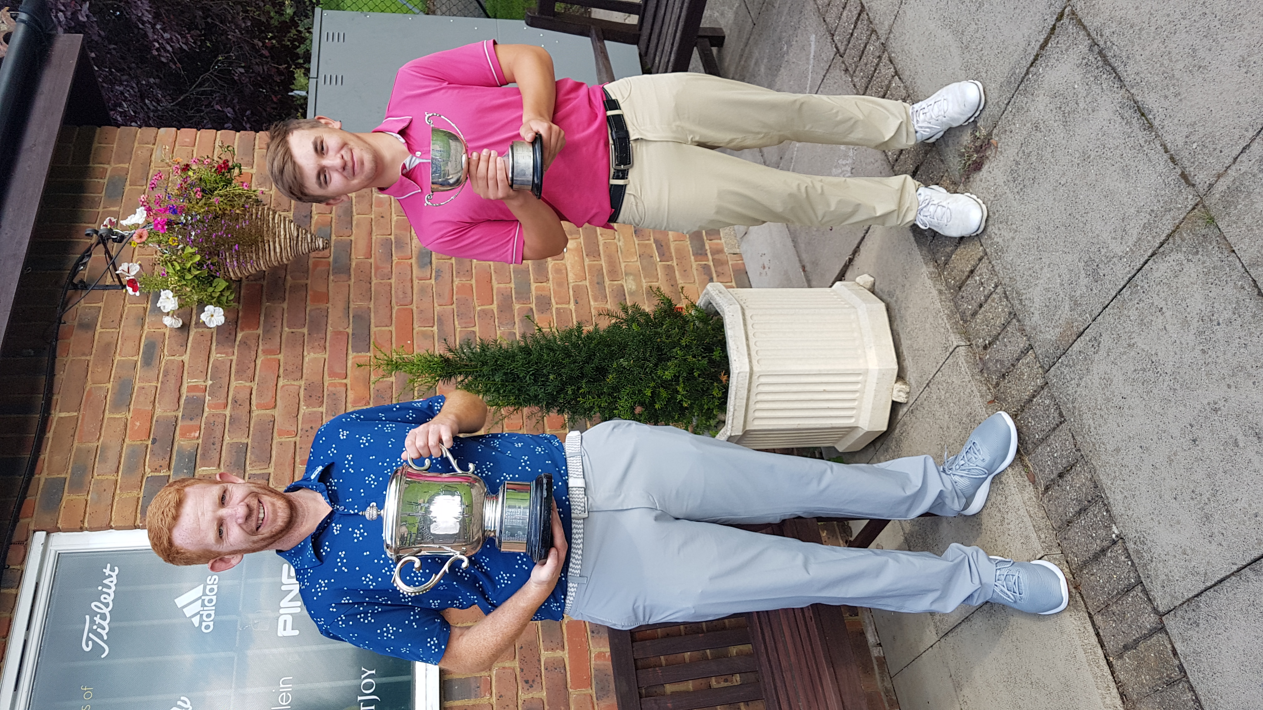 Champion Golfer Michael & Colts Champion George